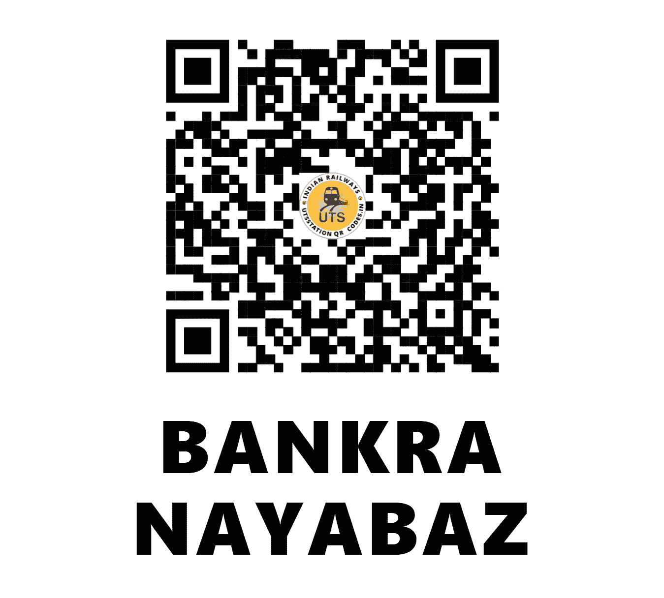 UTS QR Code for BANKRA NAYABAZ - BKNM (SE - WEST BENGAL)